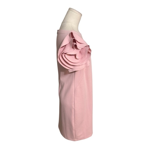 Pietro Brunelli Pink Salisburgo Rose Ruffle Maternity Dress Size S Baby Shower - Picture 9 of 13
